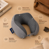 U-Shape Neck Pillow | Travel & Rest Neck Support - Foamexo