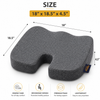 Coccyx Seat Cushion | Tailbone Pain Relief Cushion - Foamexo