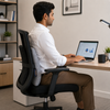 Back Support Cushion | Lumbar Support for Chair and Car - Foamexo