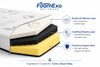 Memory Foam Compressed Mattress | 3-Layer Aero Touch with Cool-Flow - Foamexo